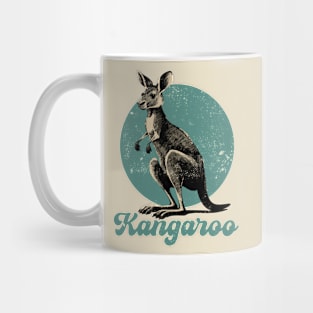 Retro Vintage Australian Kangaroo Mug